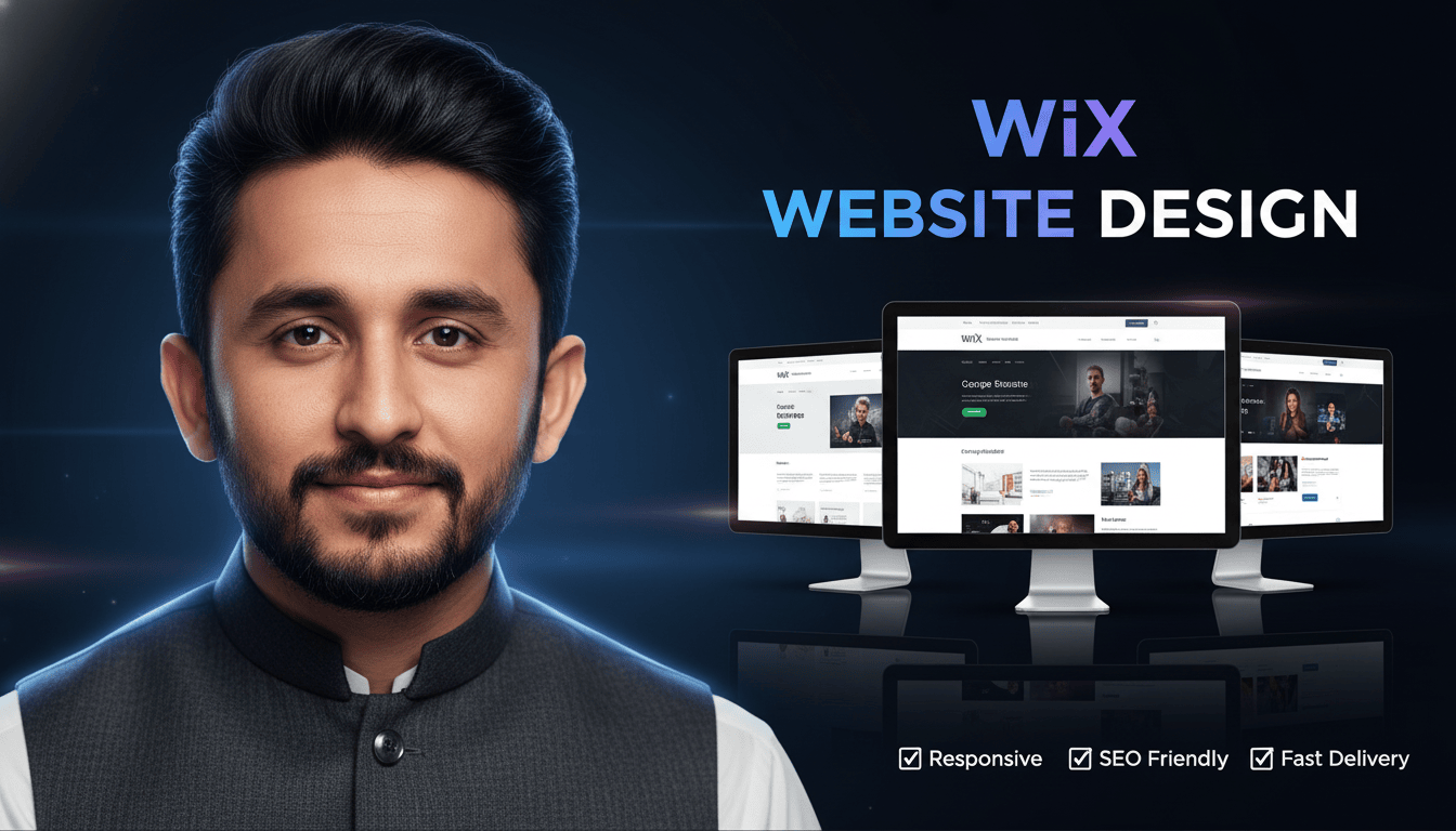 wix website design service by amirsolutions